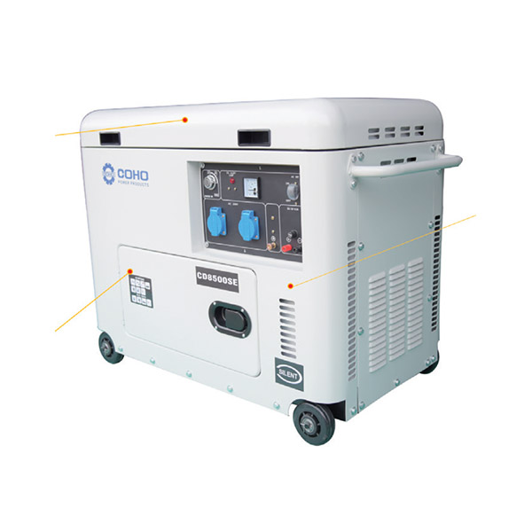 94x56x76 Cm 6Kva 8.5Kw Diesel Generator Super Silent